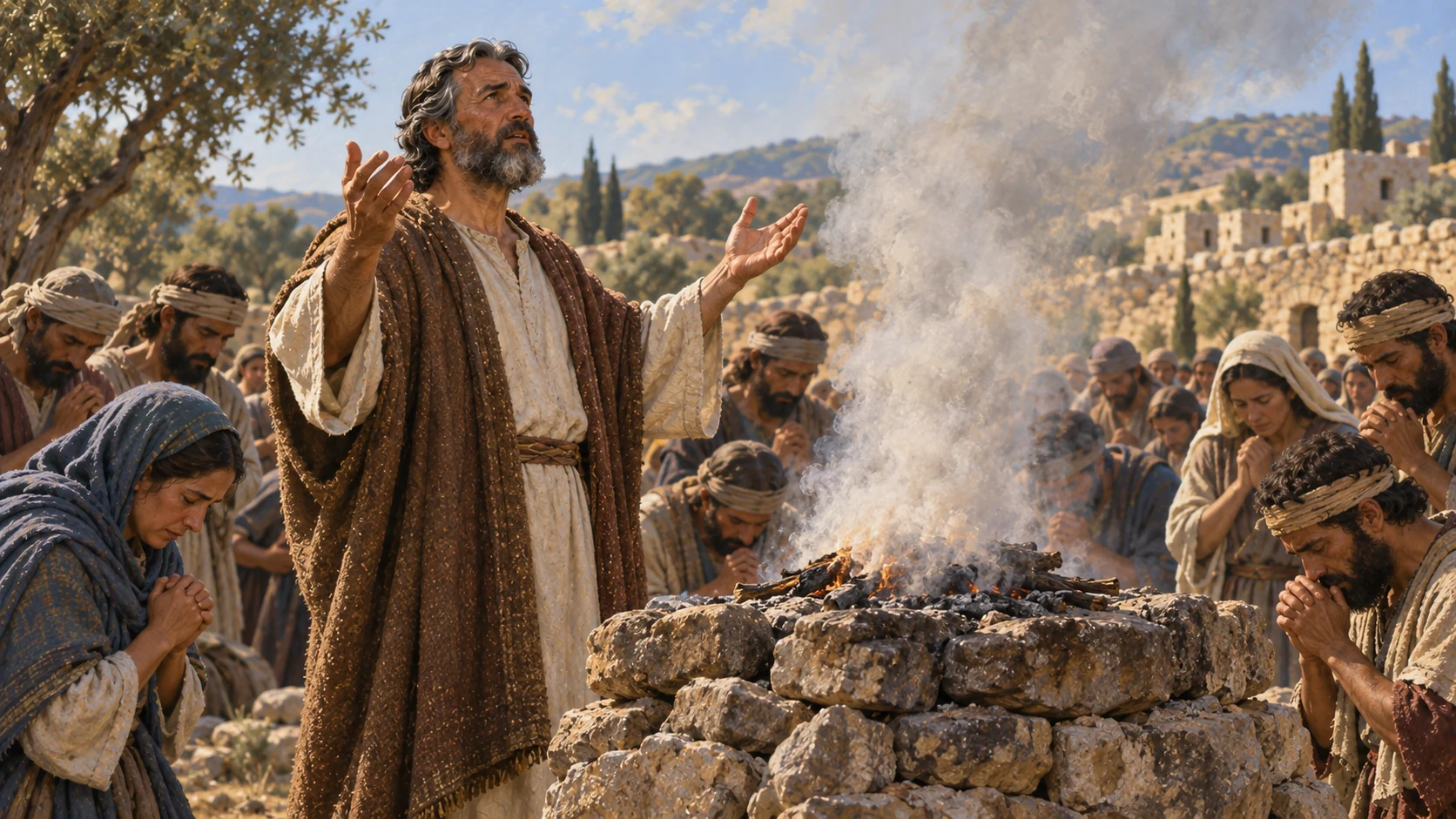 Samuel cries out for Israel