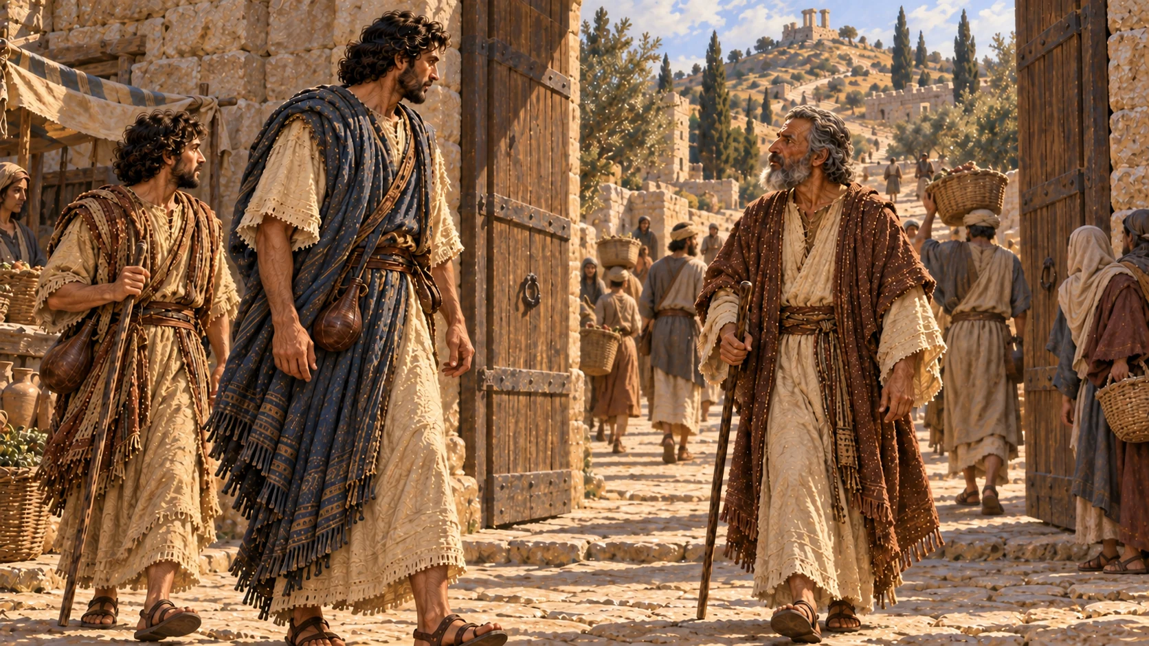 Samuel comes to meet Saul