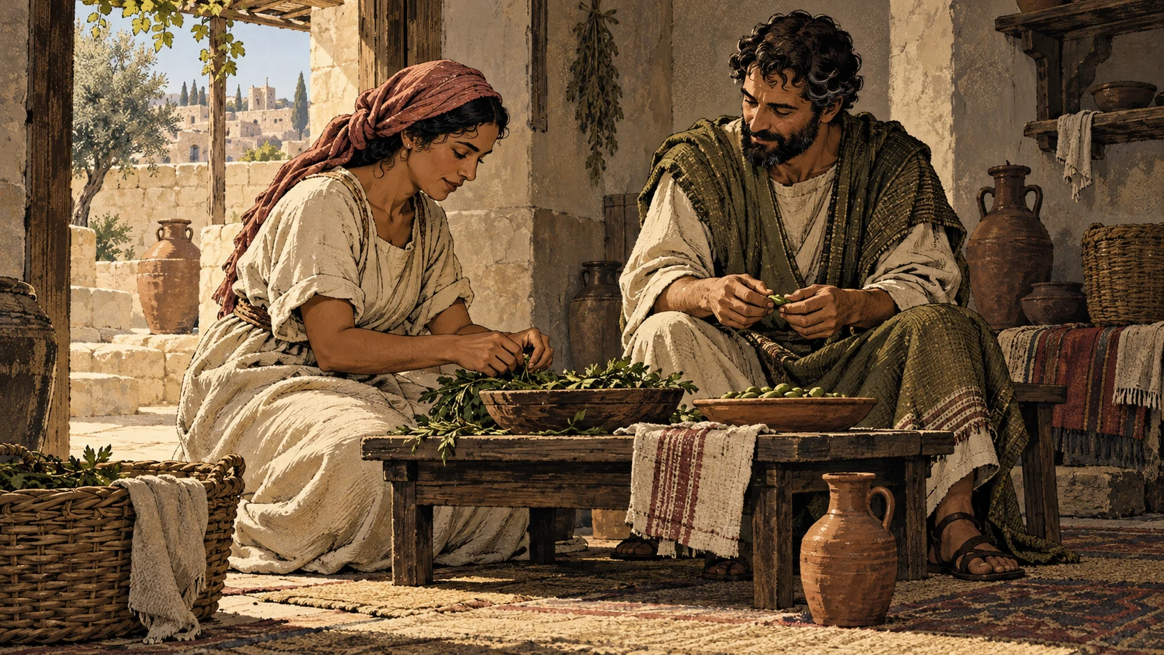 Two anonymous adults share practical household food preparation.