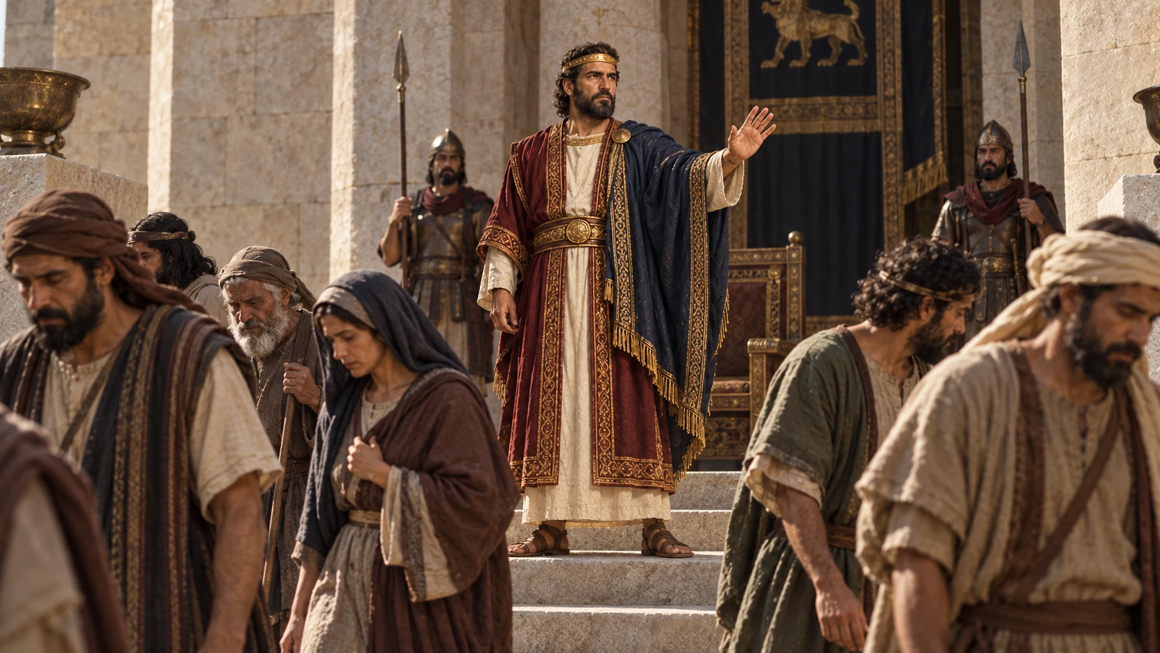Rehoboam dismisses the people until the appointed third day.