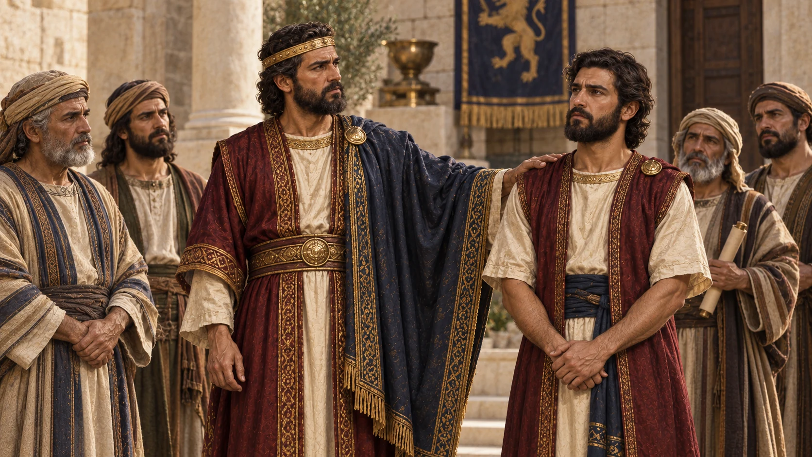 Rehoboam appoints Abijah as chief among his brothers, intending him to become king.