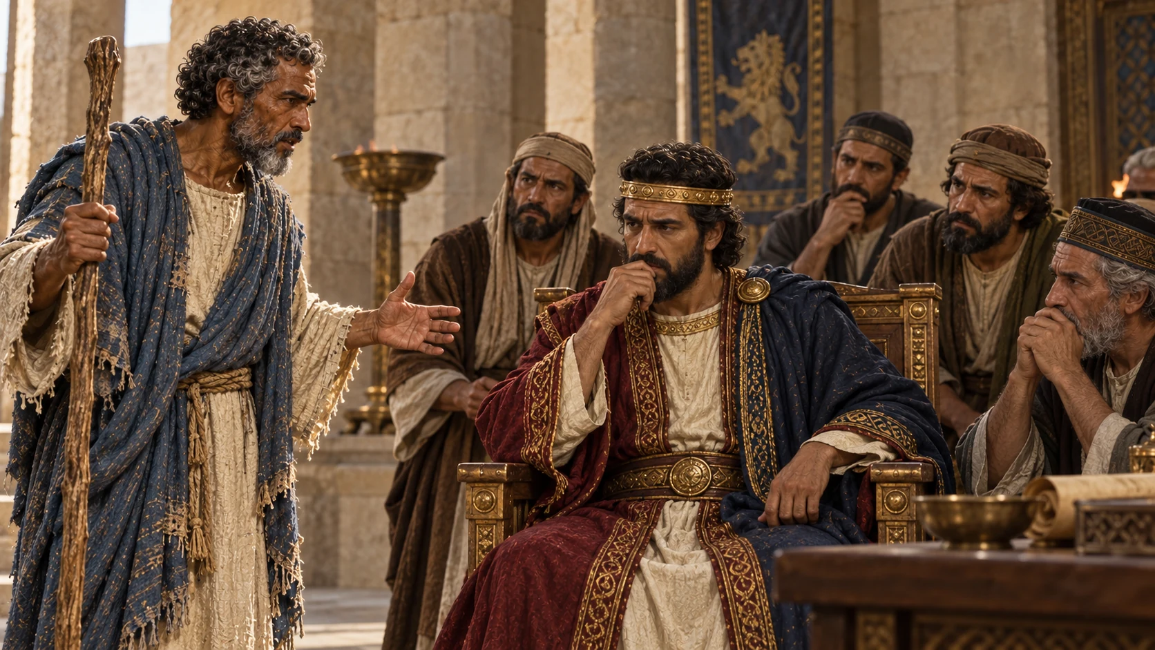 Shemaiah warns Rehoboam and Judah’s officials that their abandonment has brought this danger.