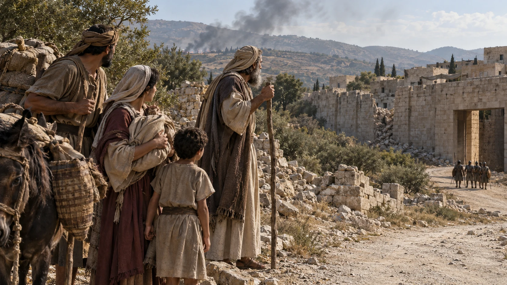 Azariah recalls troubled roads and conflict between nations and cities.