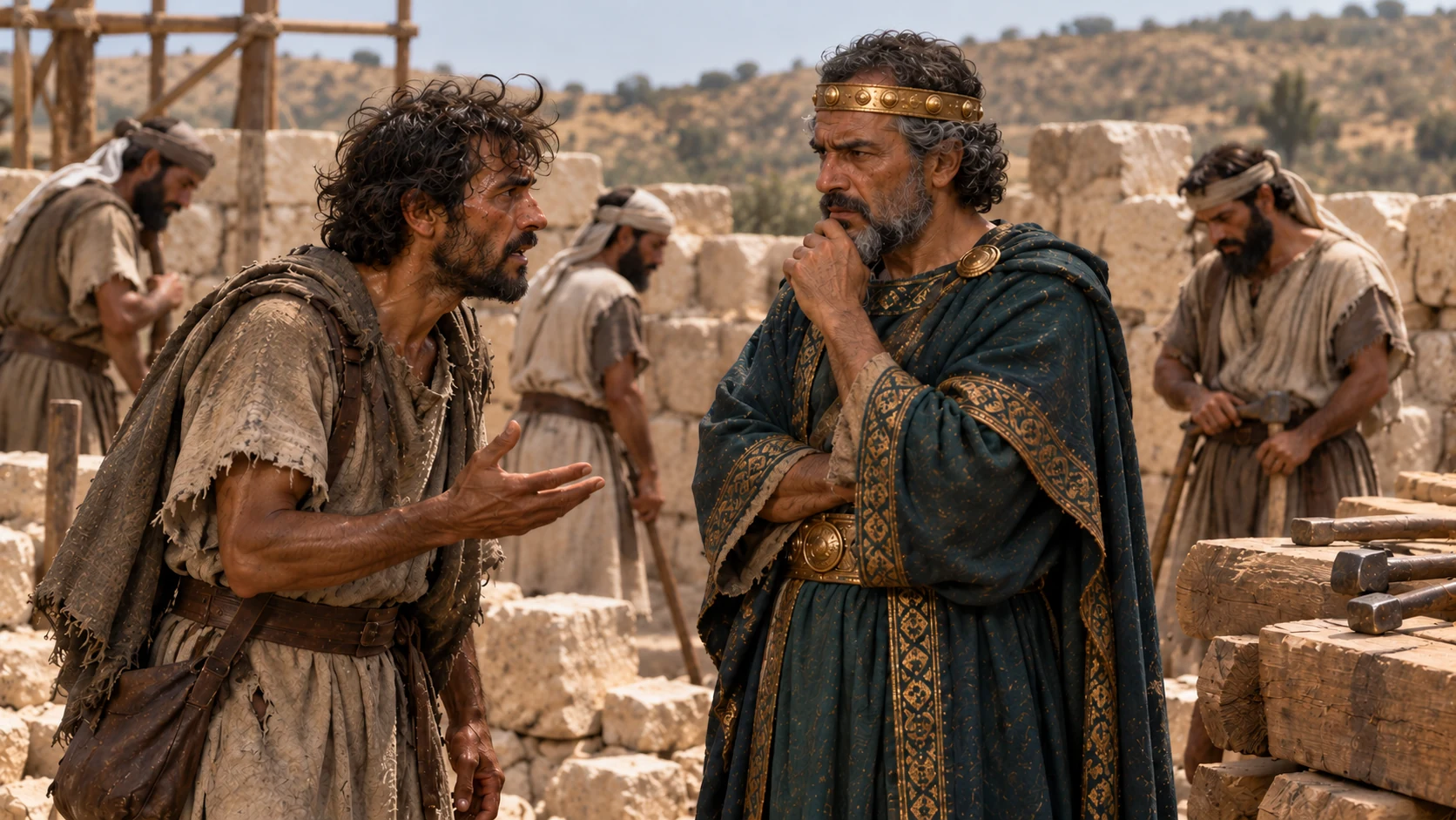 Baasha hears of the attacks and stops building Ramah.