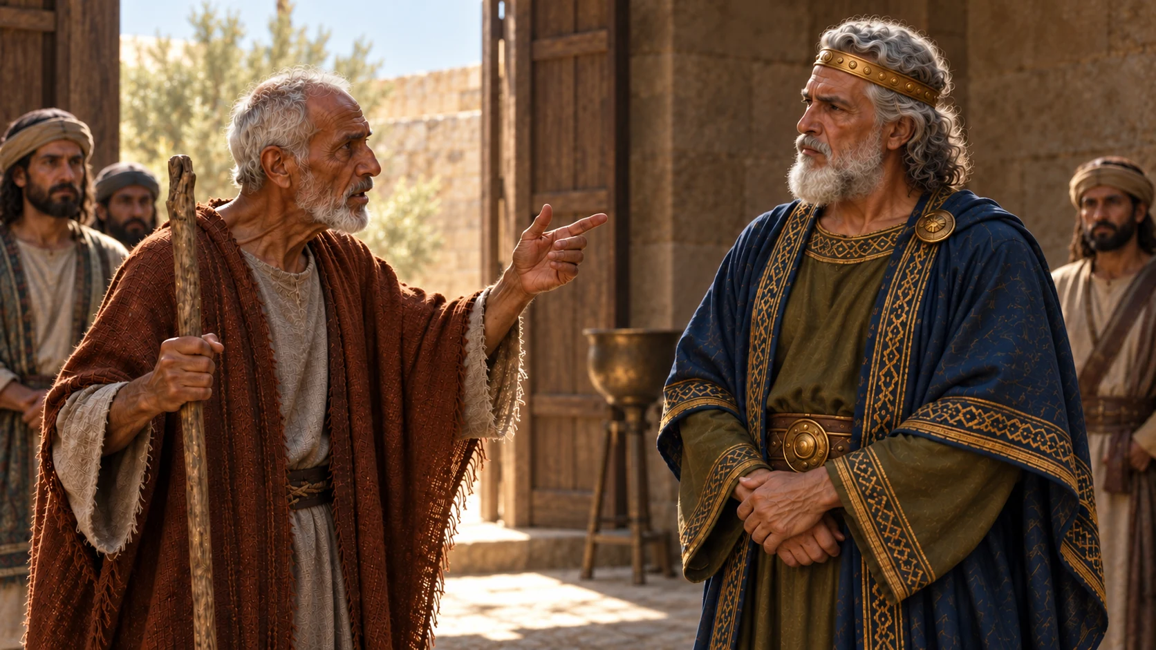 Hanani speaks of Yahweh strengthening wholehearted people and warns Asa of wars.
