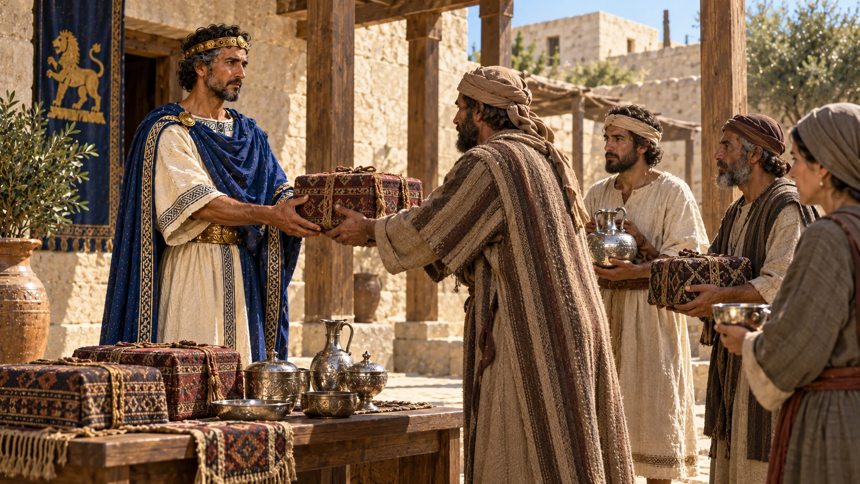 Judah brings tribute, and Jehoshaphat’s kingdom grows in riches and honor.