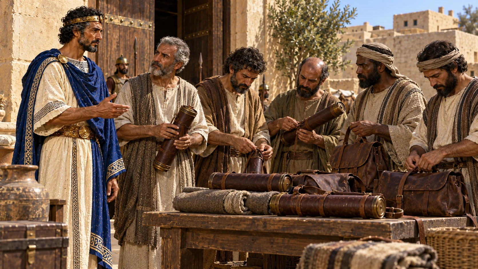 Jehoshaphat sends his officials to teach throughout Judah in his third year.