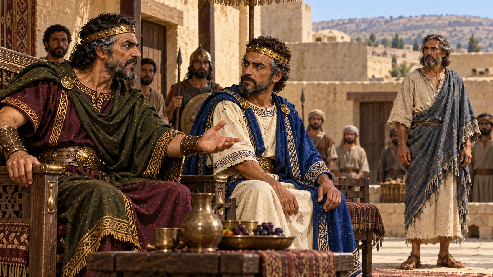 Ahab complains that Micaiah speaks evil concerning him.