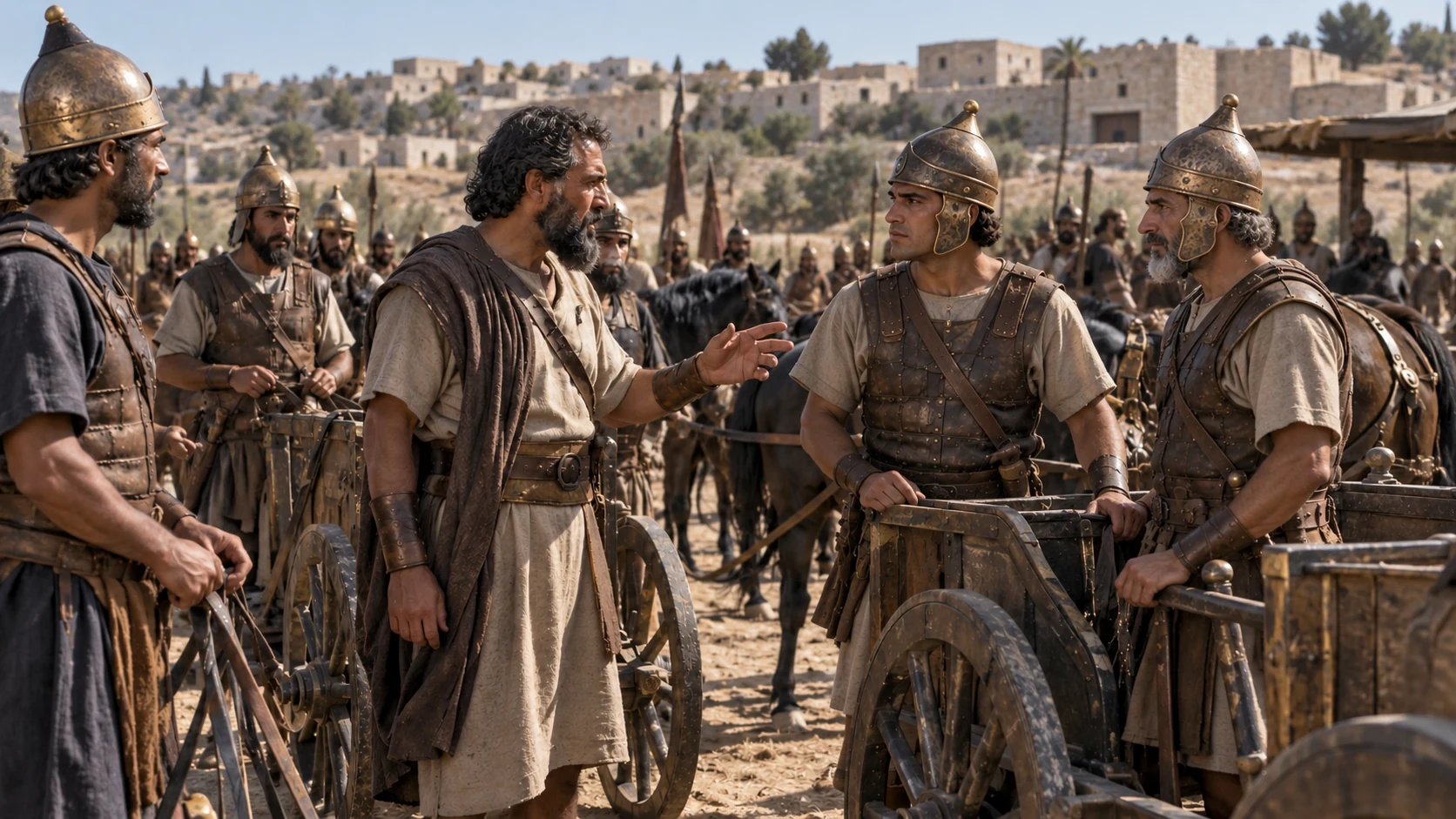 Aram’s chariot commanders receive orders to target Israel’s king.