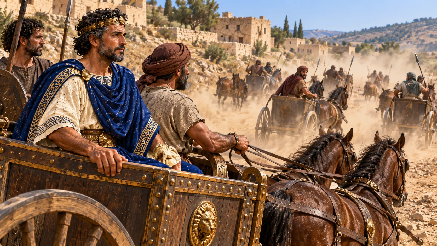 The commanders recognize their mistake and withdraw.