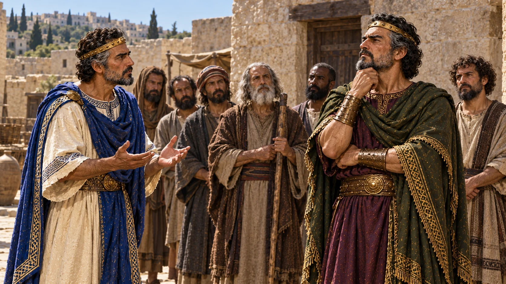 Jehoshaphat requests inquiry, and Ahab speaks of Micaiah.