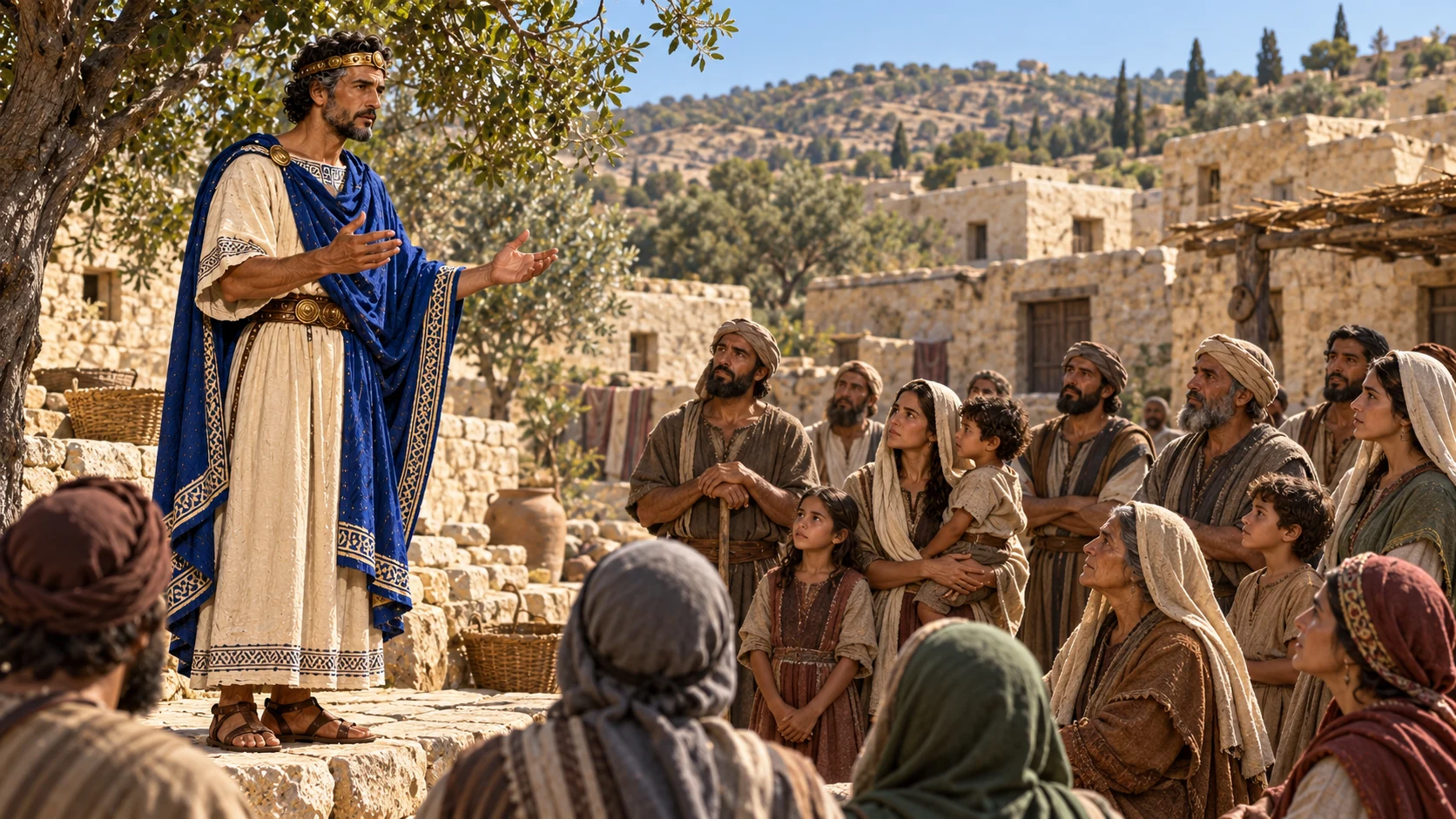 Jehoshaphat calls the people back to Yahweh.