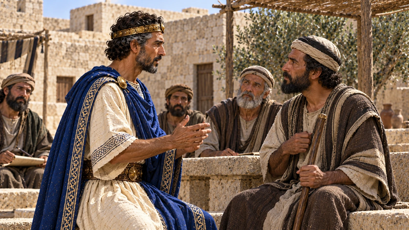 The king charges judges to weigh their work carefully.