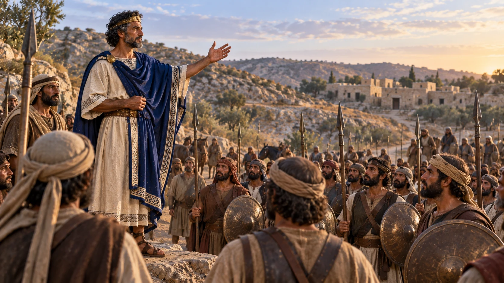Jehoshaphat calls Judah to trust God and his prophets.