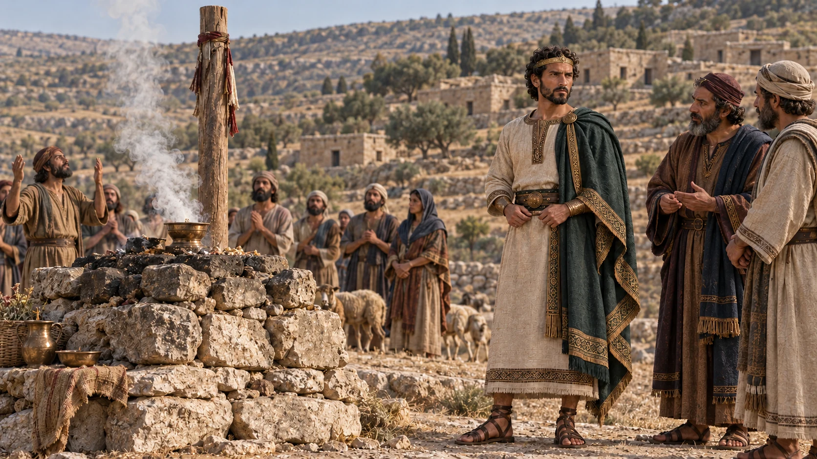Jehoram builds high places and leads Judah away from Yahweh.