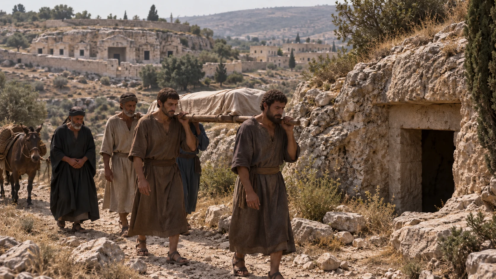 Jehoram is buried in David’s city outside the royal tombs.