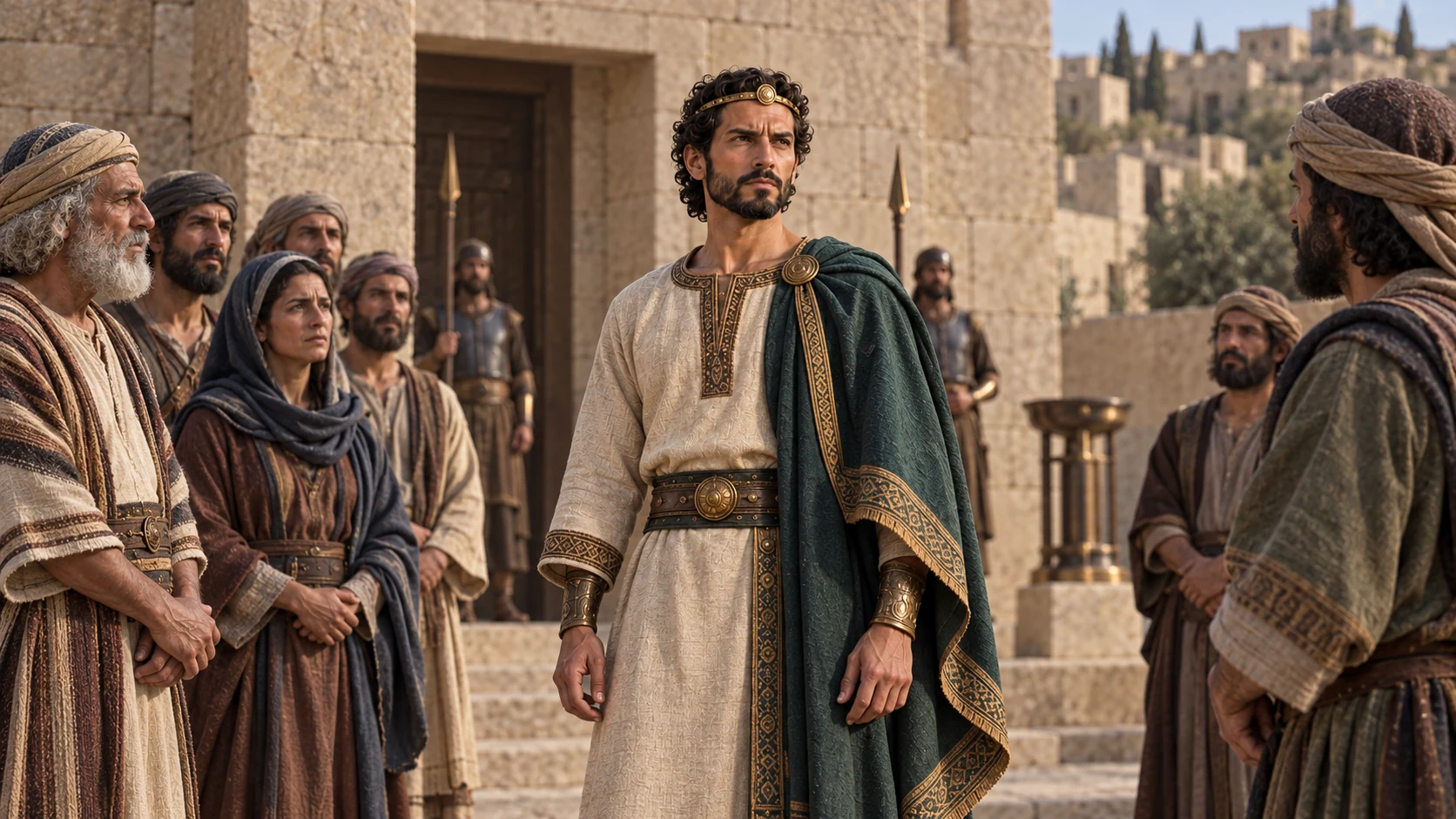 Jerusalem makes Ahaziah king after the older sons are killed.