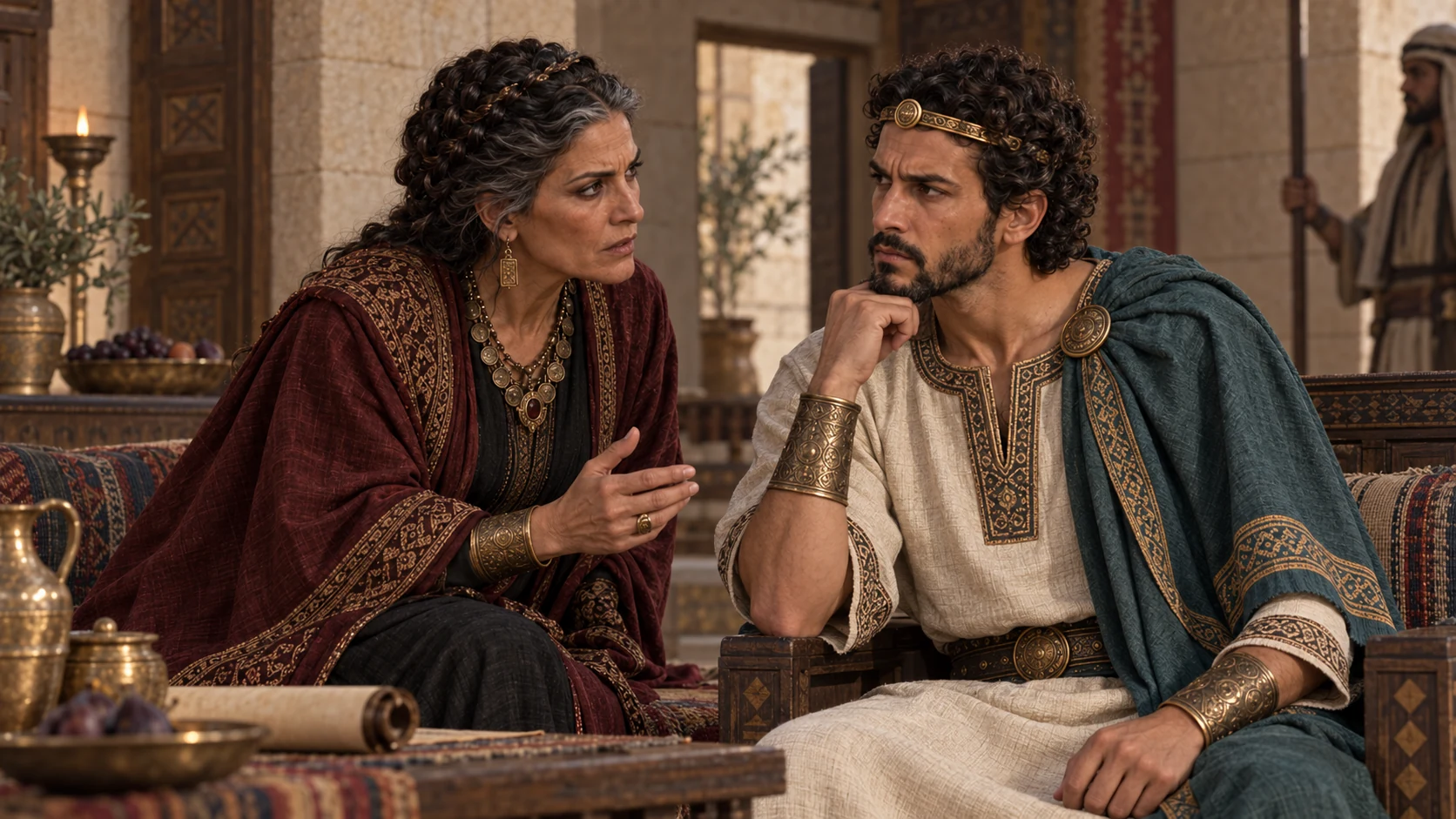 Ahaziah follows Ahab’s house under his mother’s counsel.