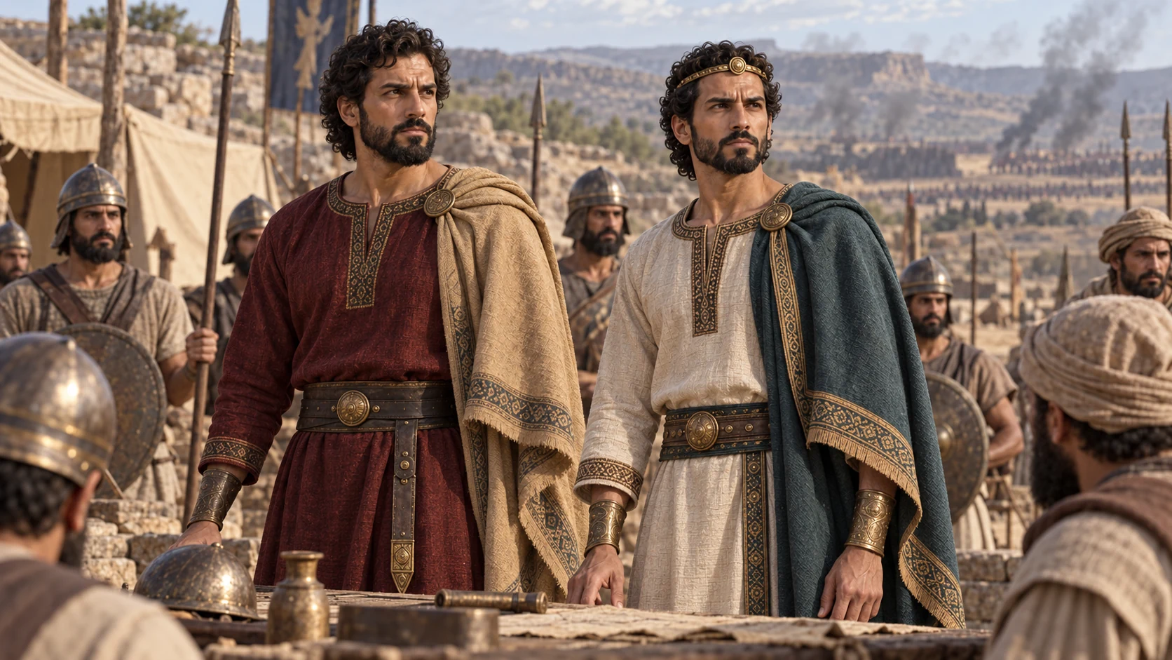 Ahaziah joins Joram in war against Hazael’s Arameans.