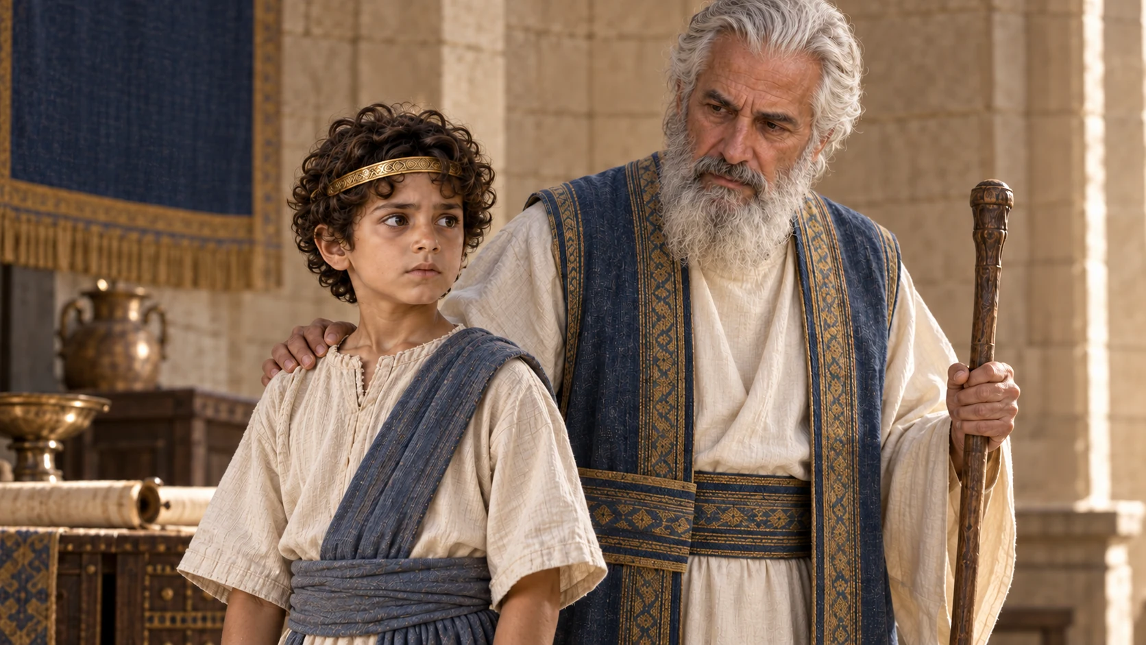 Joash begins his reign under Jehoiada’s faithful guidance.