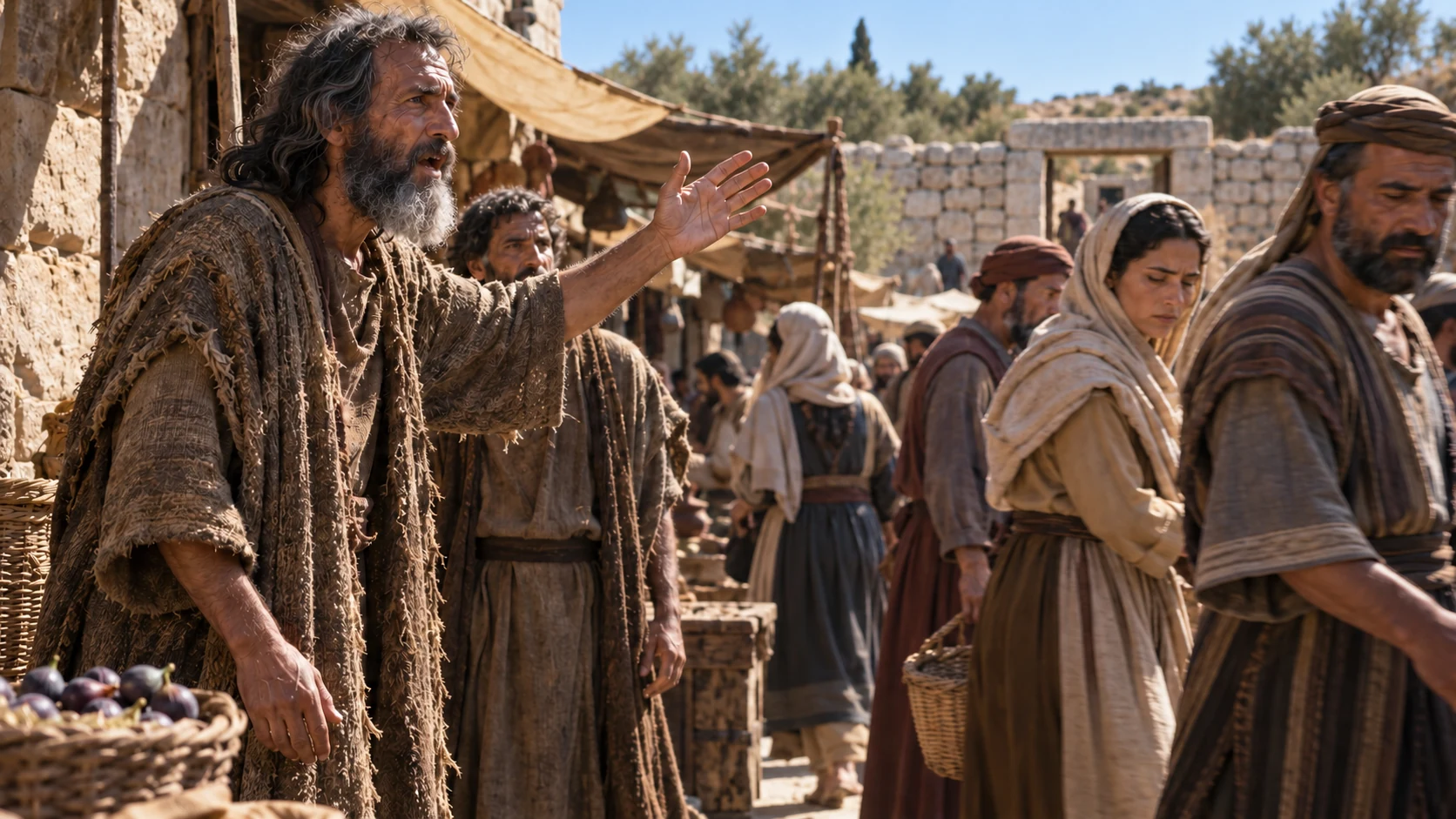 Prophets warn the people, who refuse to listen.