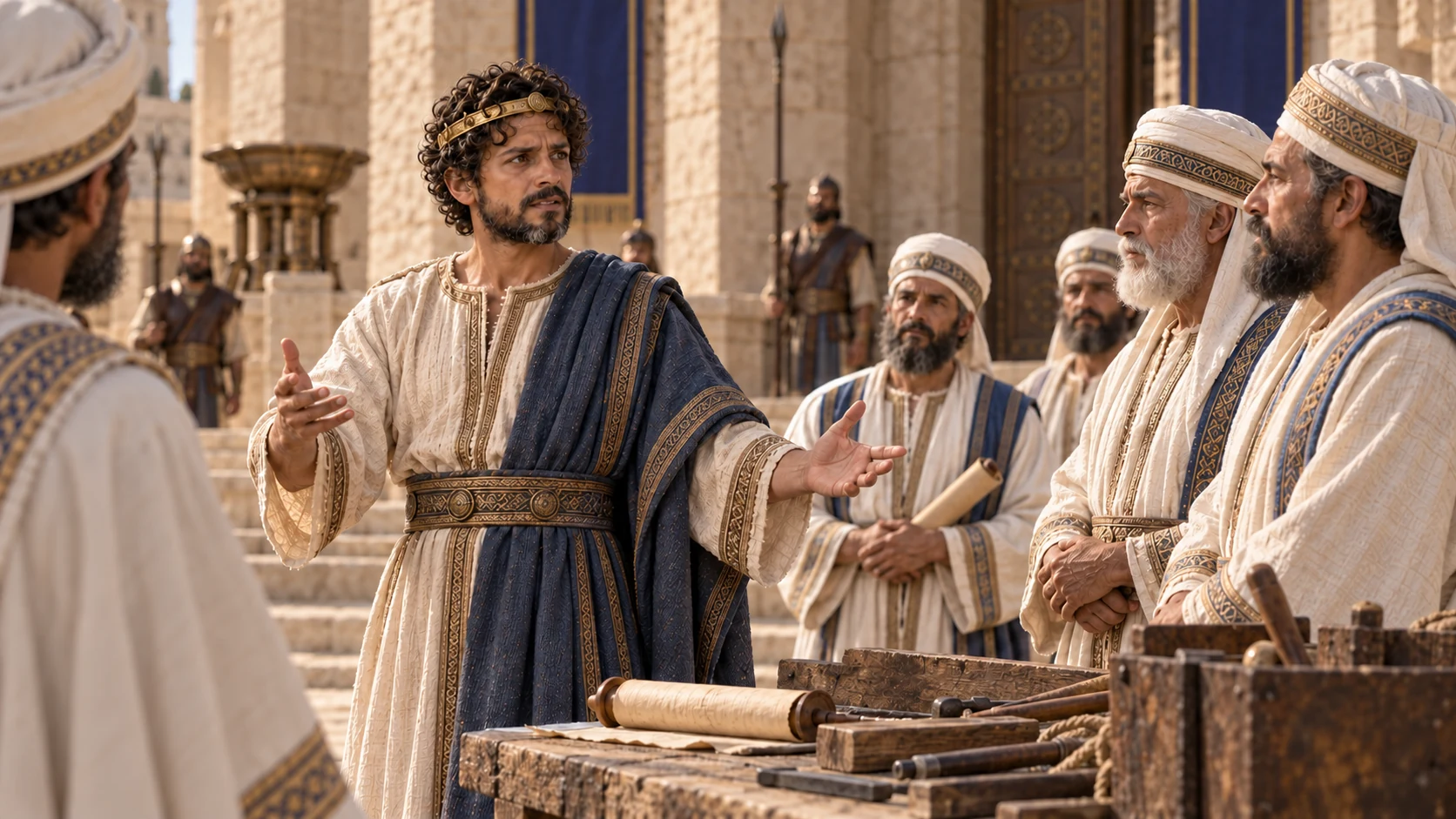 Joash orders collection for repairs, but the Levites delay.