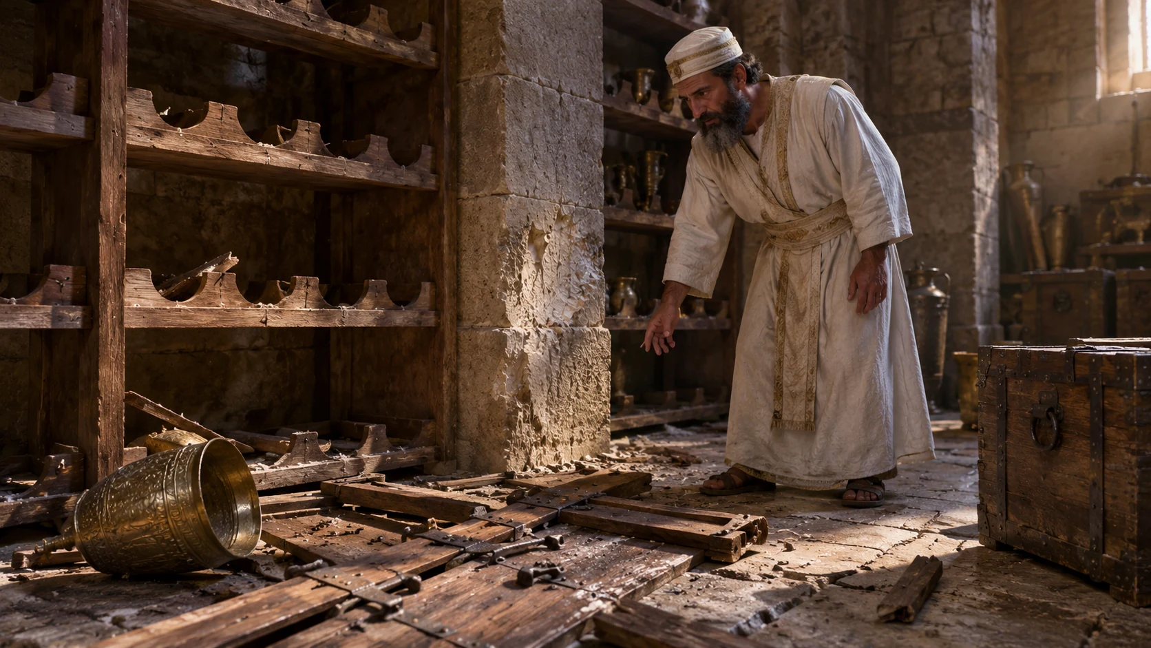 Athaliah’s house had broken in and diverted holy things.