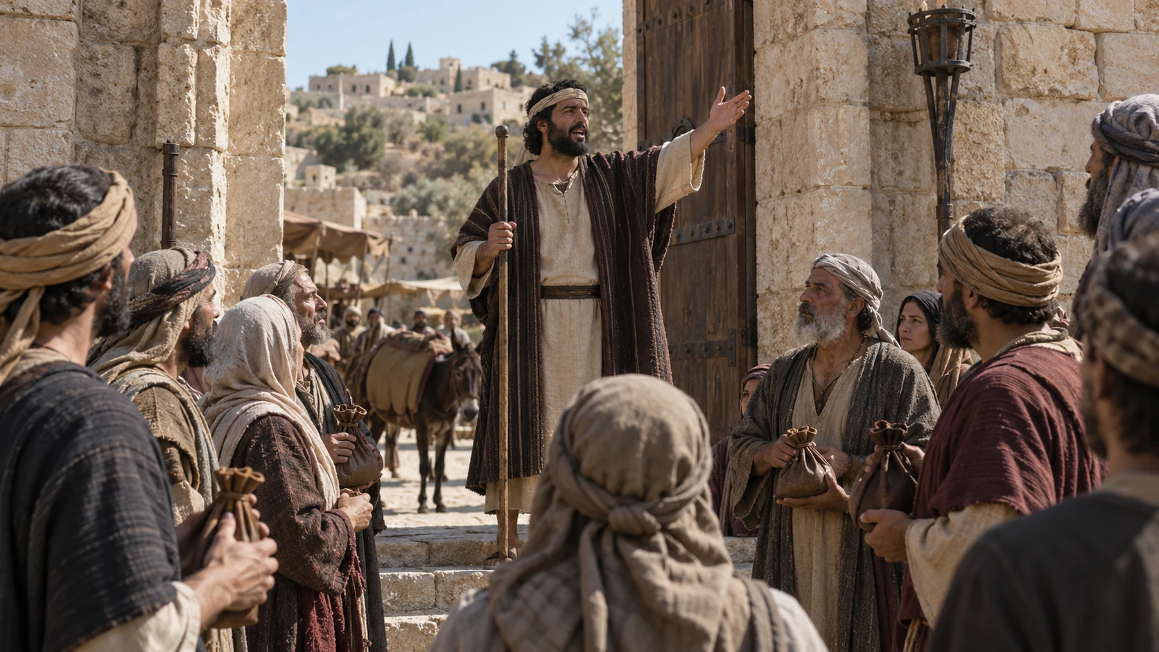 Messengers proclaim the levy in Judah and Jerusalem.