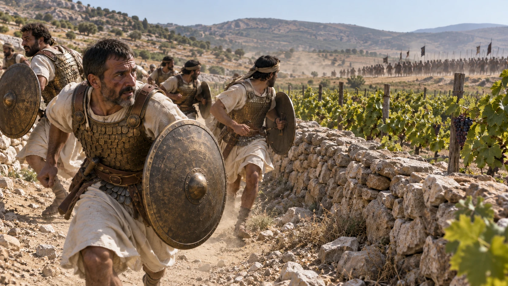 Judah is defeated and its men flee to their homes.