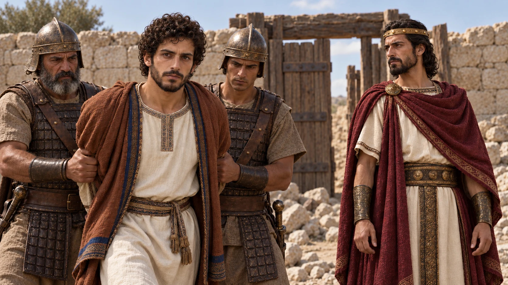 Joash captures Amaziah and breaks Jerusalem’s wall.