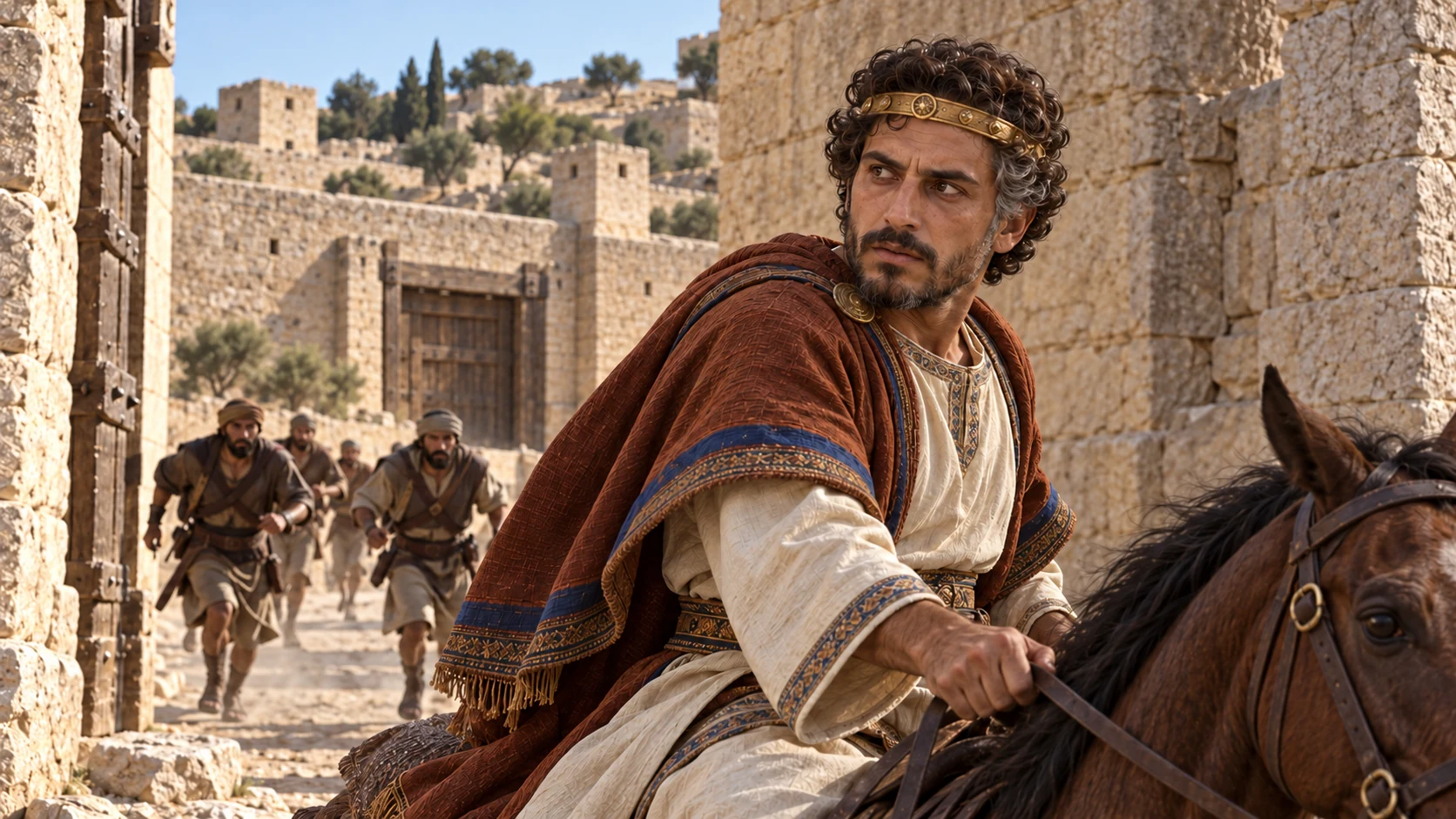 Amaziah flees to Lachish, where conspirators pursue him.