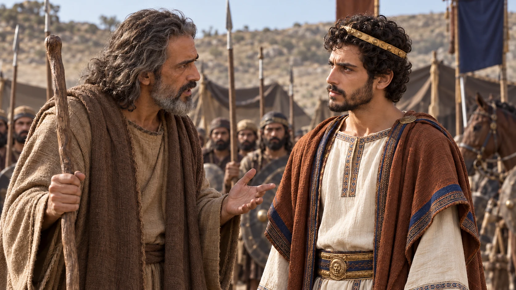 A prophet warns Amaziah against taking Israel’s army.