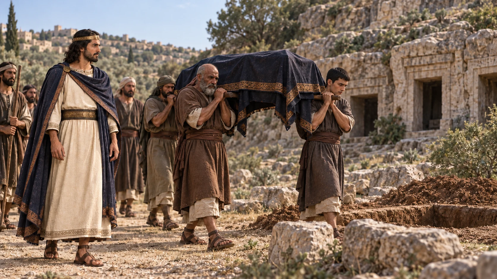 Uzziah is buried in the kings’ burial field and Jotham reigns.