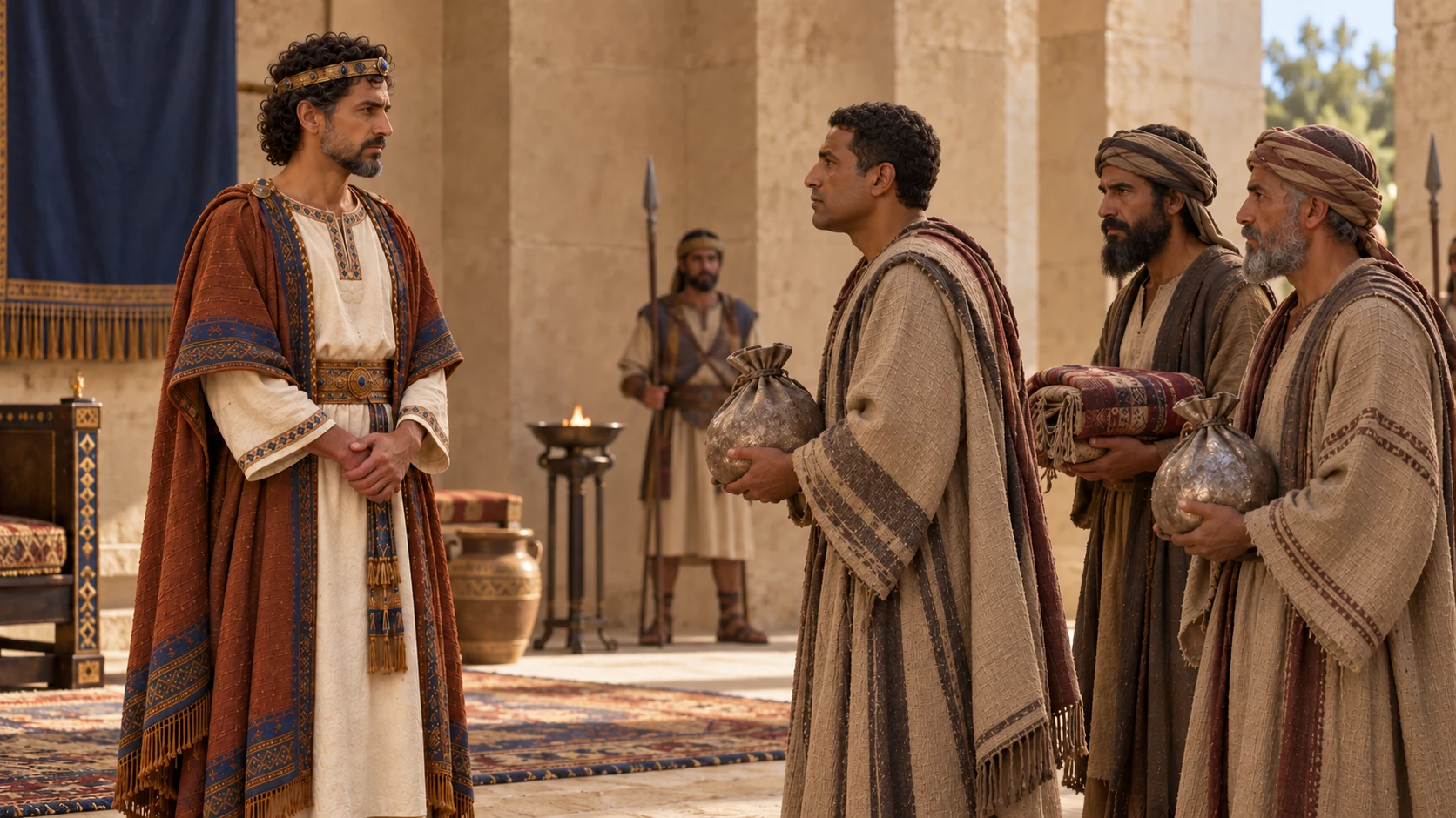 Ammonites bring tribute as Uzziah’s strength becomes known.