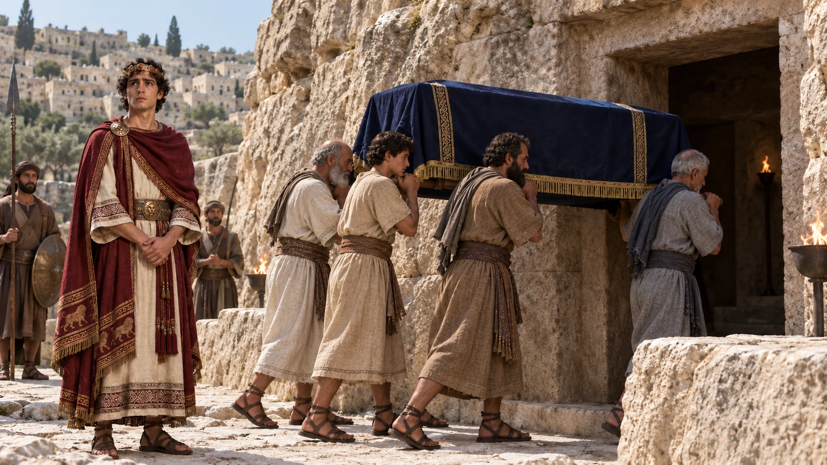 Jotham is buried in the city of David and Ahaz succeeds him.