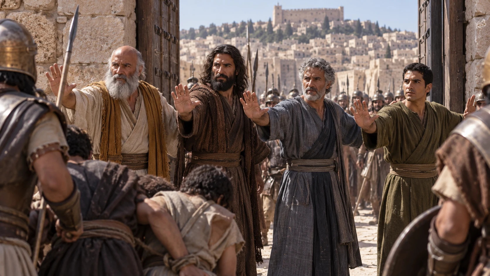 Four leaders of Ephraim oppose the returning soldiers.