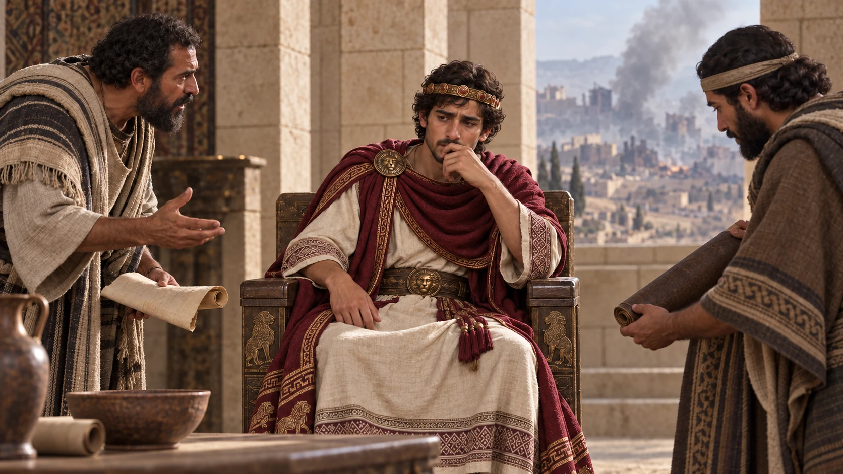 Judah is humbled as Ahaz continues acting unfaithfully.