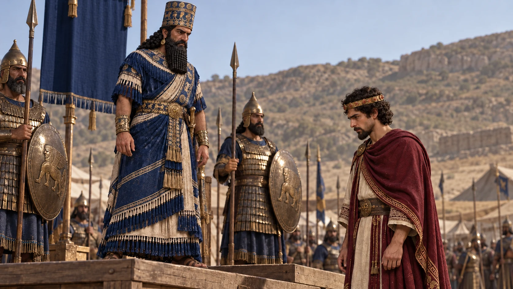 Tiglath-pileser brings Ahaz distress instead of strength.
