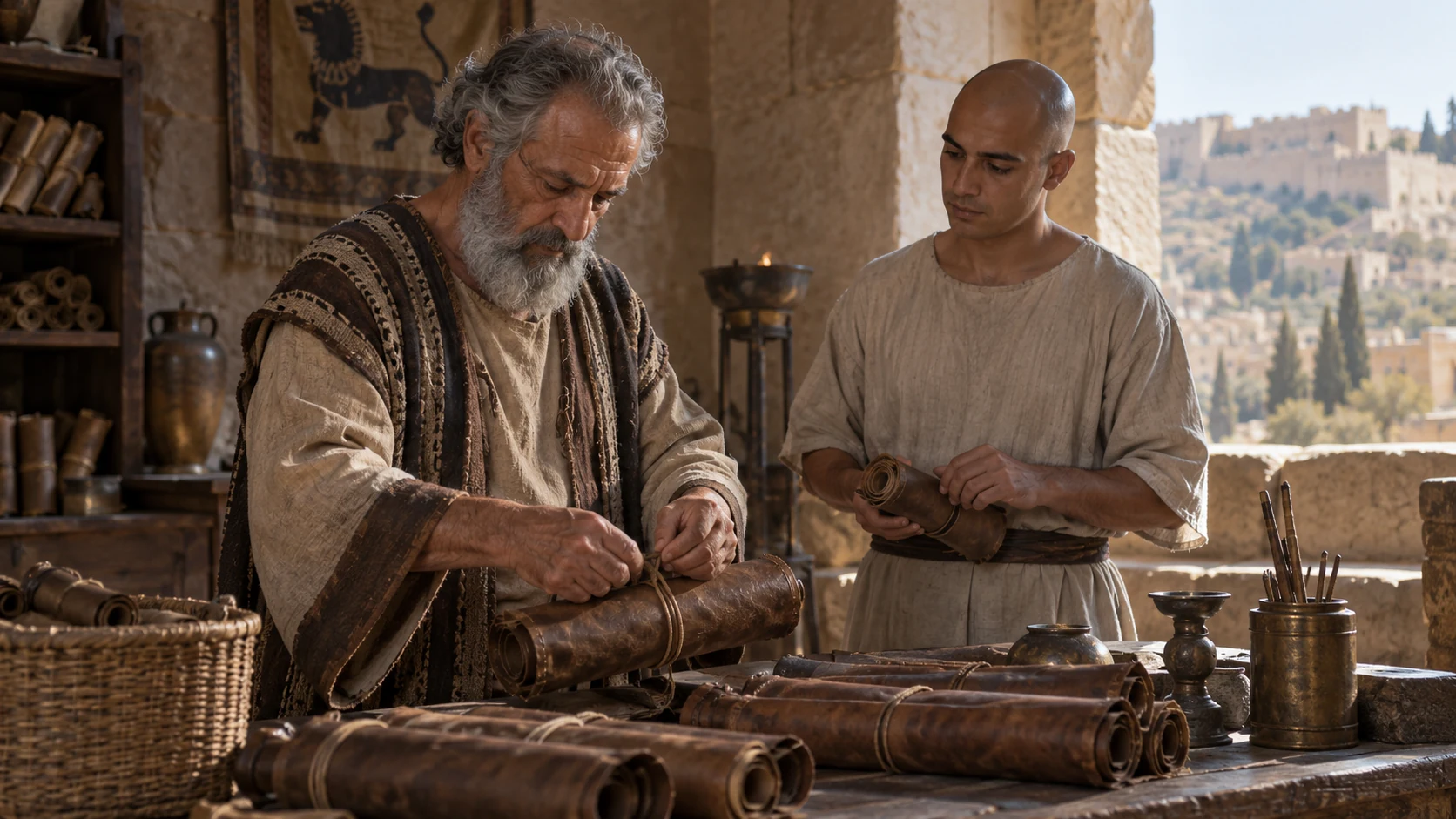 Ahaz’s first and last acts are preserved in the royal records.
