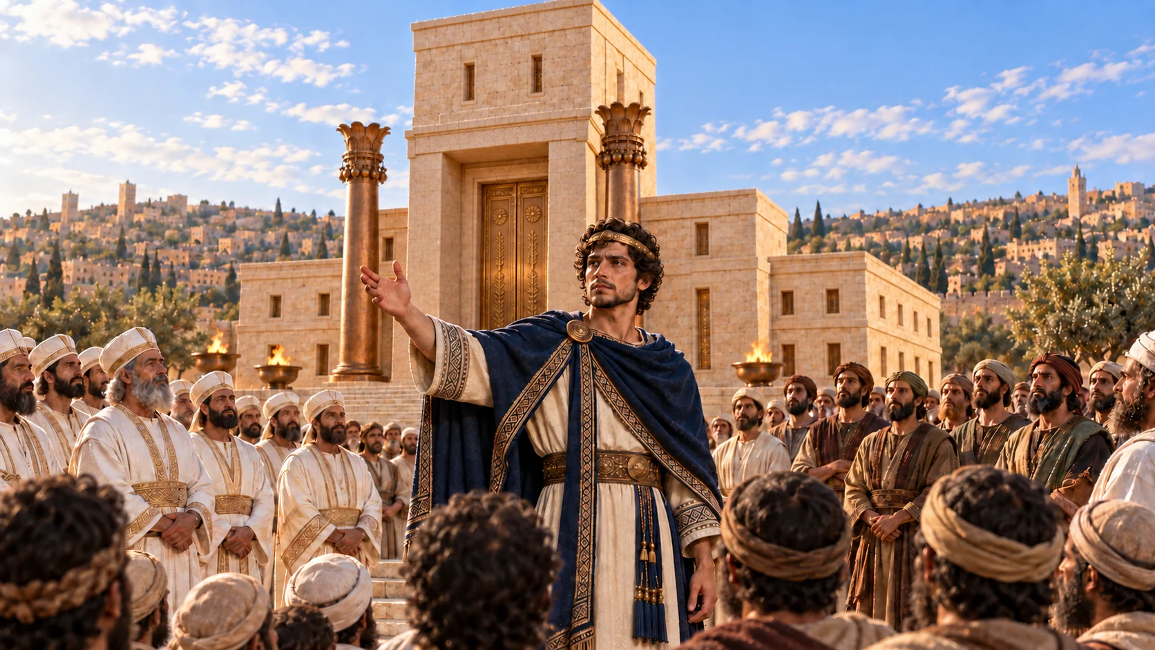 Hezekiah calls the priests and Levites to consecrate the sanctuary.