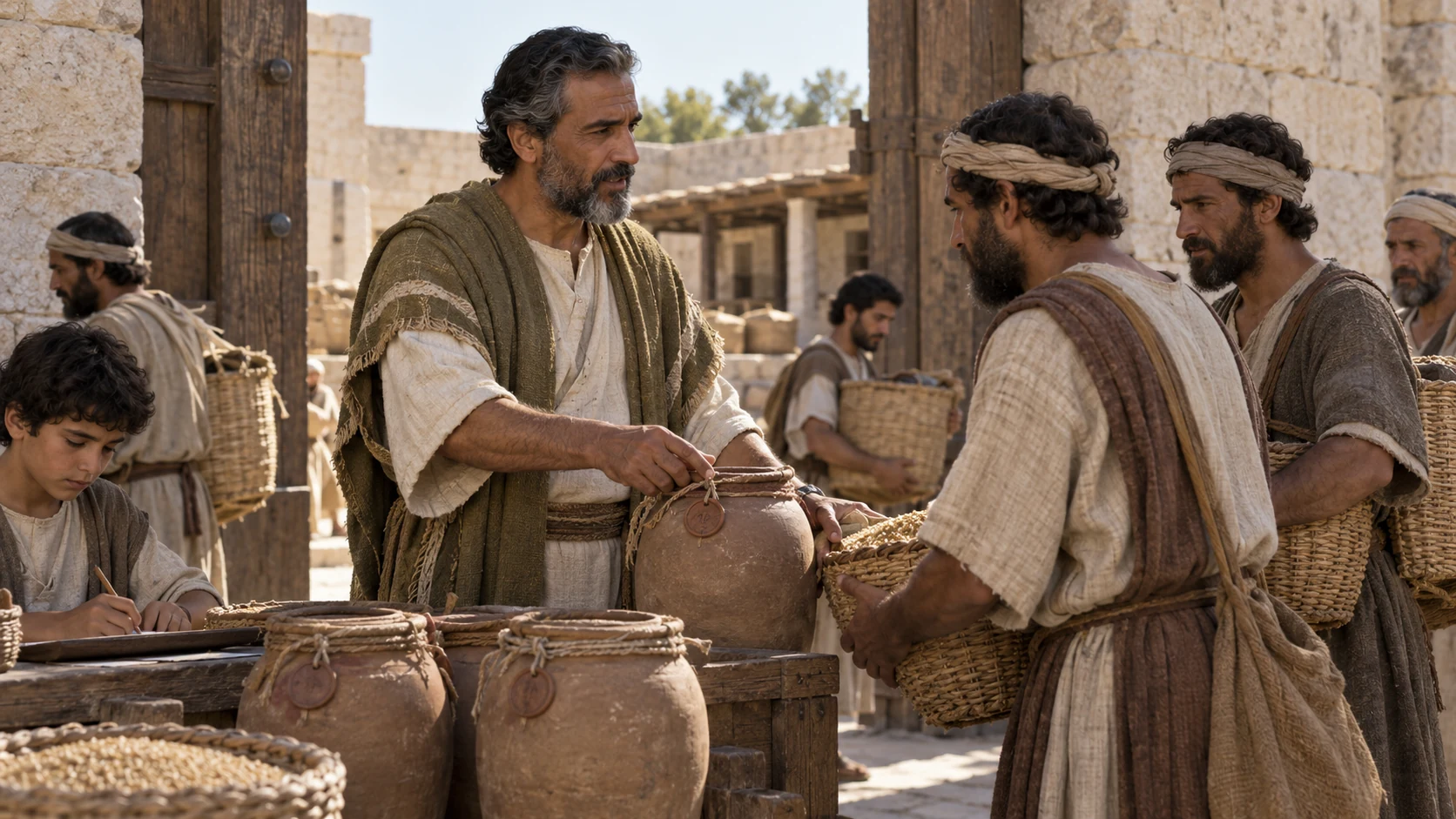 Kore oversees freewill offerings and distributes the holy contributions.