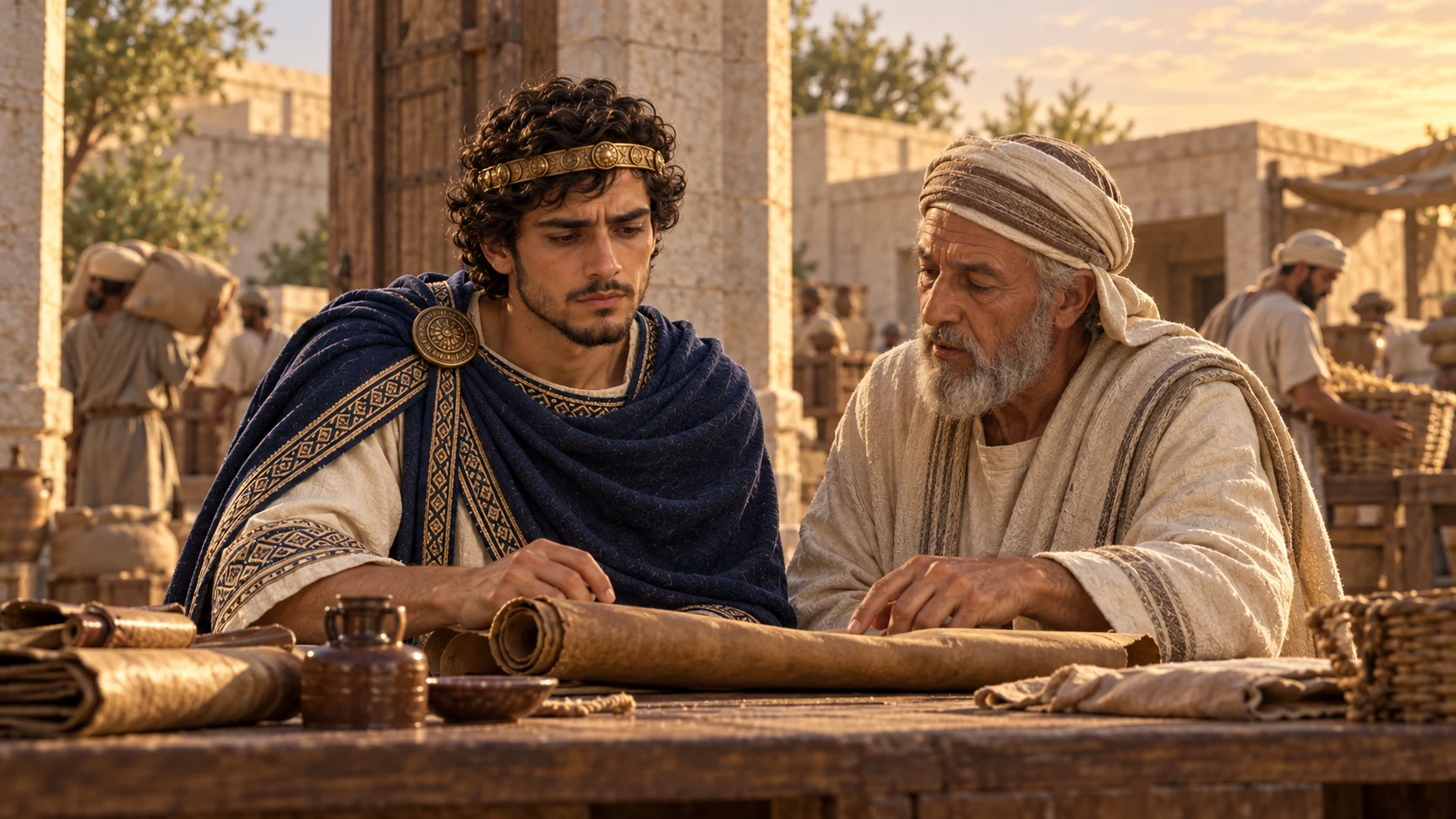 Hezekiah seeks God wholeheartedly in temple service and the Law.