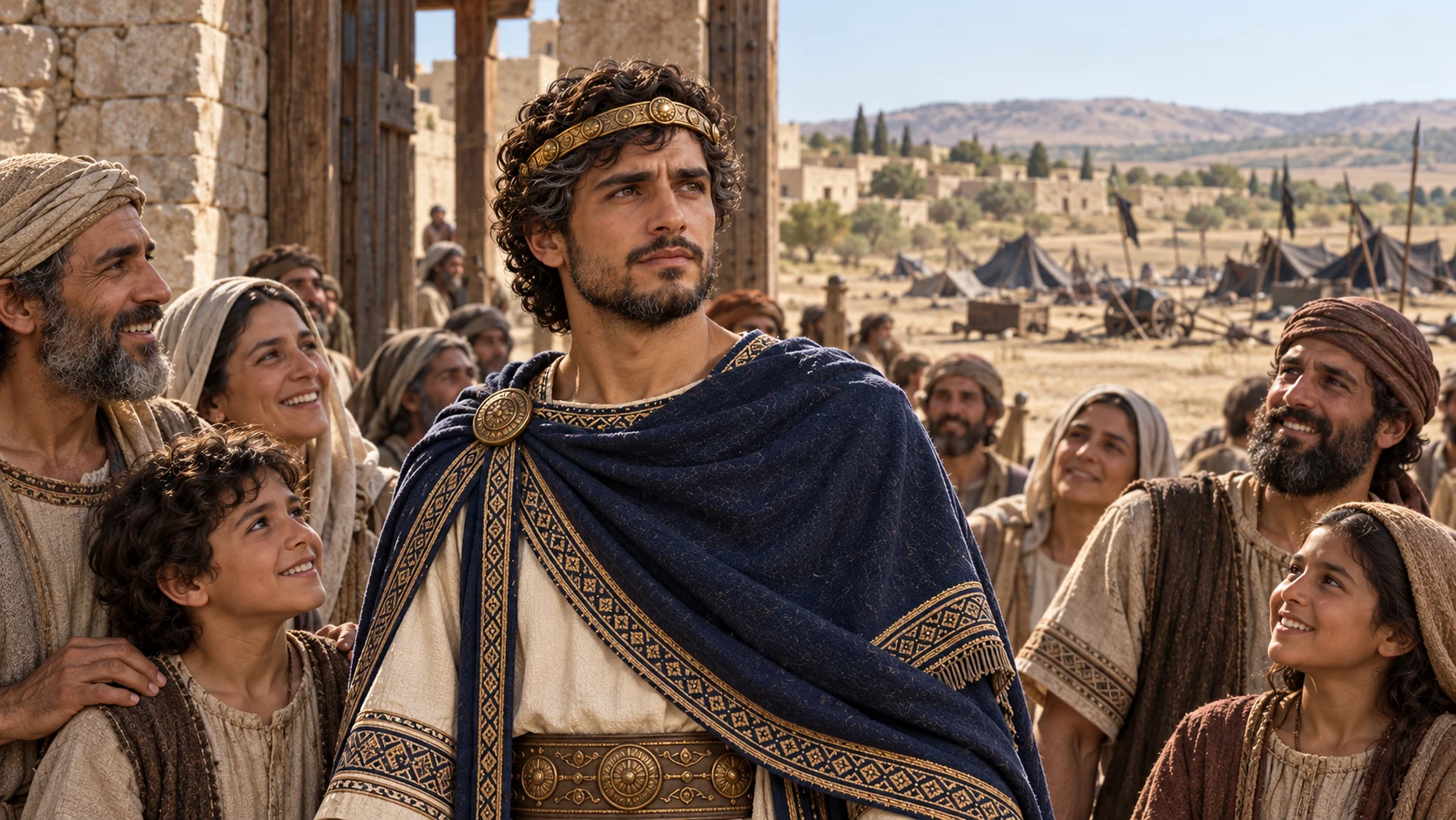 Yahweh saves and guides Hezekiah and Jerusalem.