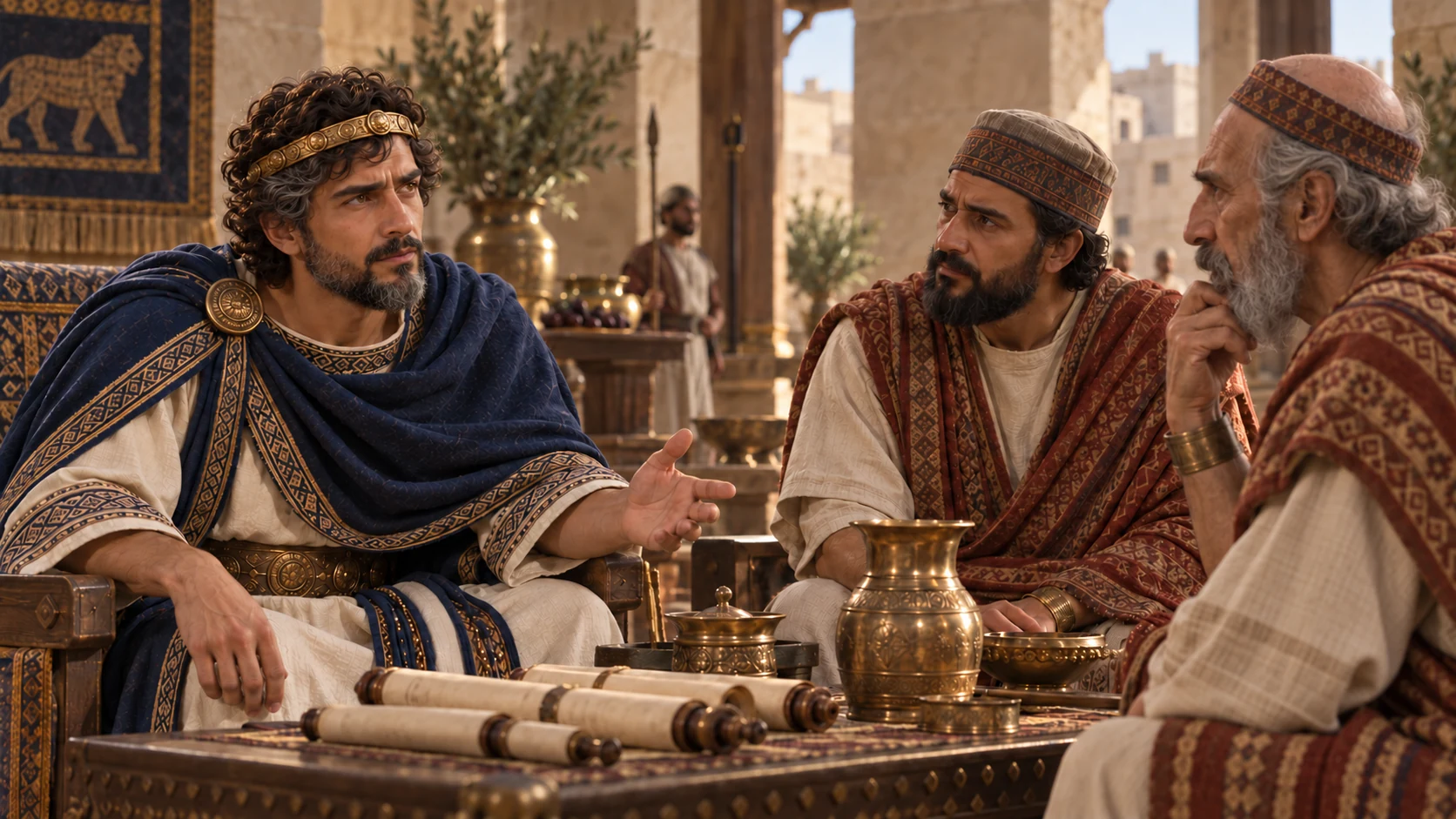 Babylonian envoys inquire about the sign, testing Hezekiah’s heart.