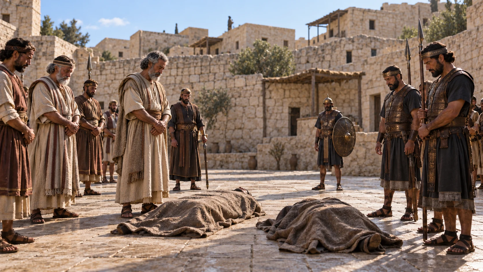 The people strike down Amon’s conspirators and make Josiah king.