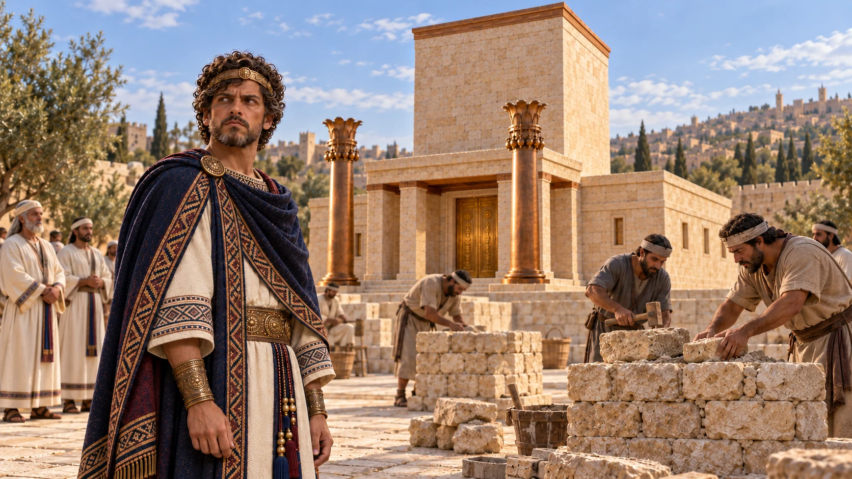 Manasseh builds foreign altars in the house named for Yahweh.