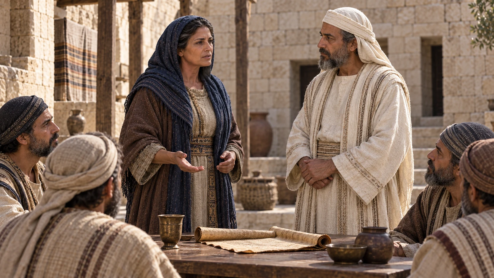 Huldah warns that forsaking Yahweh will bring the written disaster.
