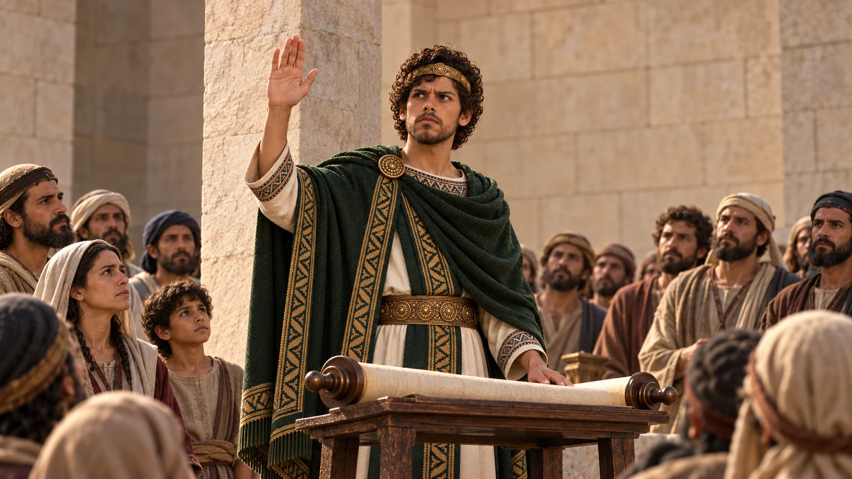 Josiah pledges his whole heart and soul to keep the covenant.