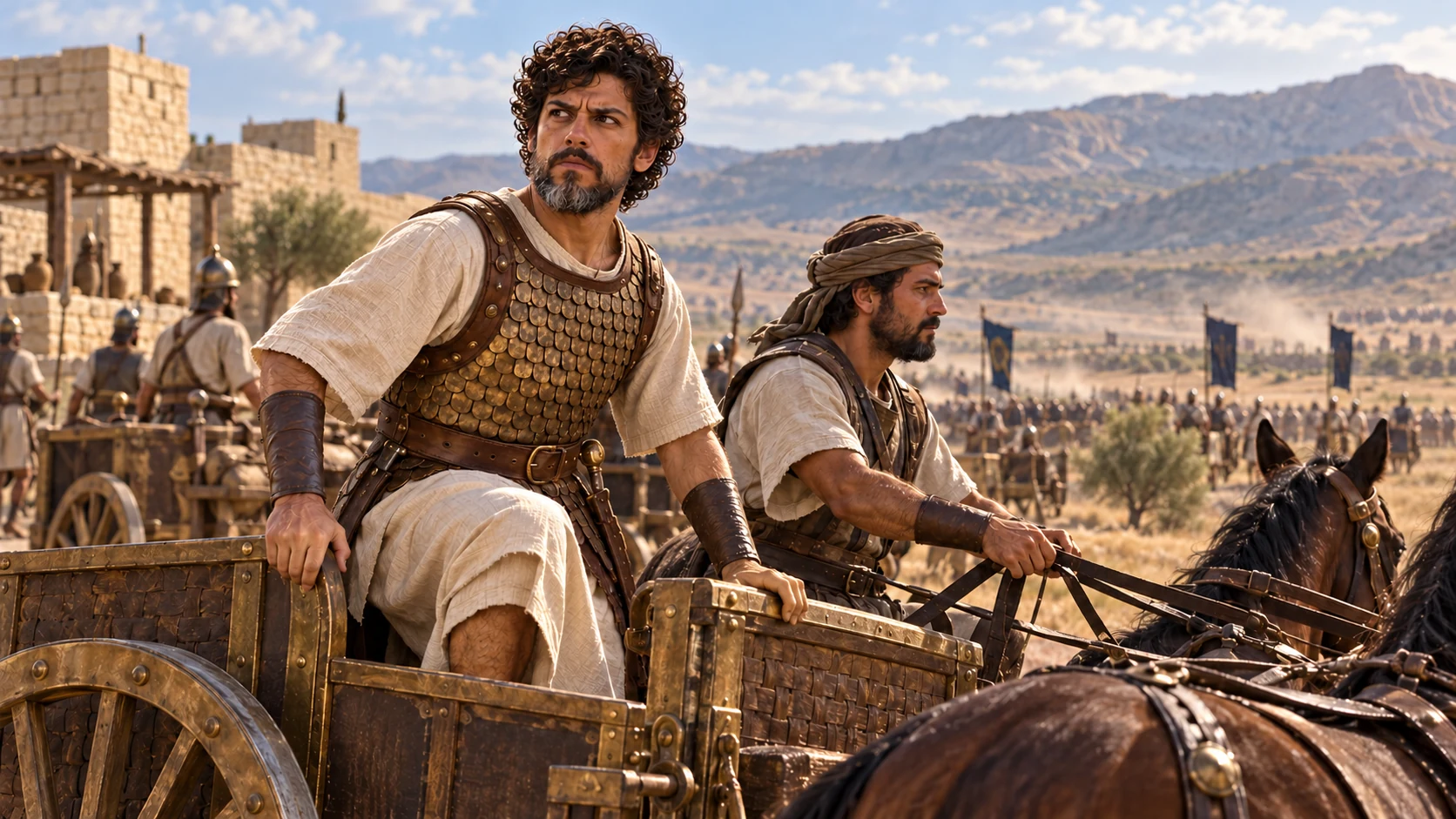 Josiah disguises himself and enters battle in the Valley of Megiddo.
