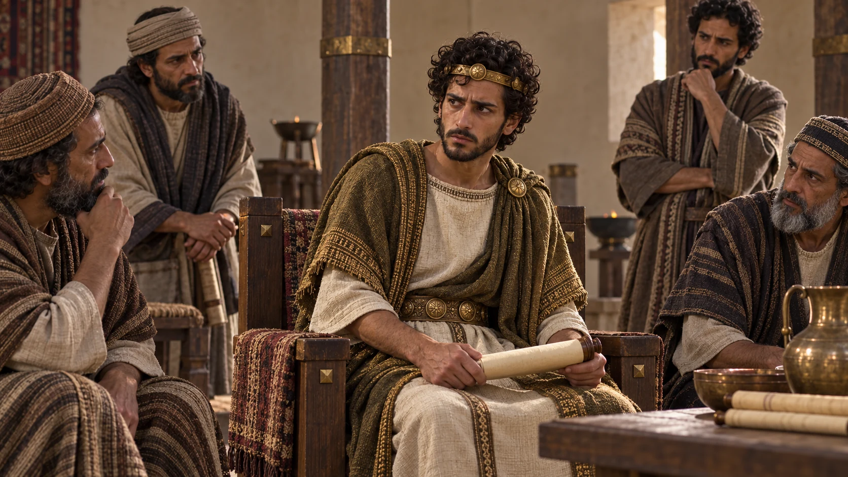 Zedekiah begins his eleven-year reign at twenty-one.